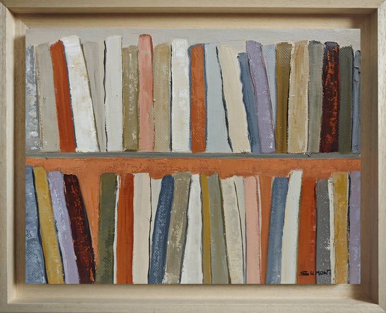 Original Geometric Abstract Painting by Sophie Dumont